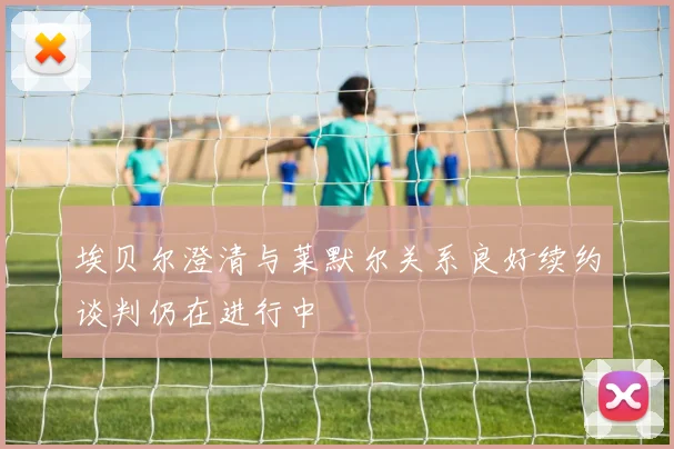 埃贝尔澄清与莱默尔关系良好续约谈判仍在进行中